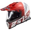 Moto prilba LS2 MX436 Pioneer Evo Evolve Red White - XXL (63-64)