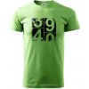 Tachometer 40 - Klasické pánske tričko vyššej gramáže - 3XL ( Trávová zelená )
