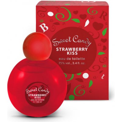 Sweet Candy Strawberry Kiss toaletná voda s vôňou jahody dámska 100 ml