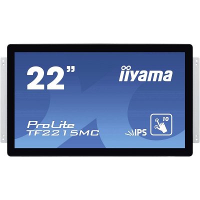 Iiyama ProLite TF2215MC dotykový monitor En.trieda 2021: F (A - G) 54.6 cm (21.5 palca) 1920 x 1080 Pixel 16:9 14 ms zásuvka slúchadiel IPS LED; TF2215MC-B2