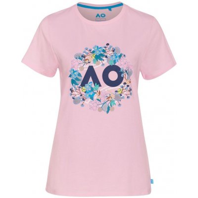 Australian Open T-Shirt Flower Logo pink