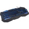 Herná klávesnica C-TECH Scorpia V2 (GKB-119), pre gaming, CZ/SK, 7 farebné podsvietenie, programovateľné, čierna, USB GKB-119