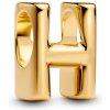 PANDORA pozlátená korálka písmeno H 763954C00