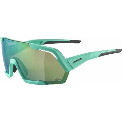 Alpina Rocket Q-Lite Turquoise Matt/Green Cyklistické okuliare