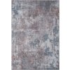 My Flair , Kusový koberec Avery grau/blau/braun – na von aj na doma, 120x180, šedá, chodba / predsieň