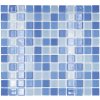 Sklenená mozaika CM 4222 svetlo modrá 30,5x32,5 cm