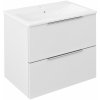 Sapho Cirasa skrinka 58x38.9x54 cm závesná kúpeľňová skrinka pod umývadlo biela CR592-3030