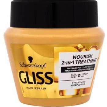 Gliss Kur Oil Nutritive regenerační maska pro vlasy náchylné k třepení 300 ml