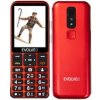 EVOLVEO EasyPhone LT + stojanček červená / 2.3 / SOS / microSDHC
