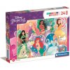 Clementoni - Puzzle Disney princezné 24 maxi - 1-39 dielov