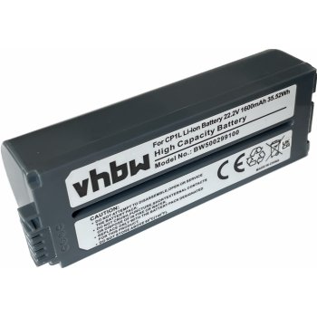 VHBW NB-CP1L, NB-CP2L 1400 mAh