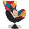 Halmar | Kreslo HARLEKYN pestrofarebné | V-CH-BUTTERFLY-FOT