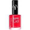 Rimmel London RIMMEL Super gel, lak na nechty s 3D efektom 045 Flamenco Beach 12 ml, 045 Flamenco Beach, Akcia