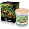 Sójová vonná eko sviečka FRESH PINE PARFUMIA 250 ml