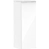 Hansgrohe Xelu Q Bočná skrinka 40x107x35 cm, 1 dvierka, pánty vľavo, lesklá biela/matná biela 54127700-HG