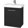 Dreja Kúpeľňová skriňa DOOR SZD 55 - N03 Graphite / Úchytka T02 / N03 Graphite / Levé