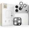 Tech-Protect CamRing Fit ochranné sklo na kameru na iPhone 14/15/16/17 Pro / Max, strieborné