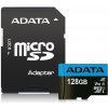 Adata Premier microSDXC, UHS-I U1, Class 10, V10, A1, 128 GB + adaptér AUSDX128GUICL10A1-RA1