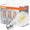 3x LED žiarovka A60 B22d 6,5W = 60W 806lm 2700K teplá biela 300° BASE Osram