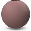 COOEE Design Gulatá váza Ball Cinder Rose 8 cm