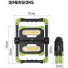 EMOS P4536 COB LED nabíjací pracovný reflektor