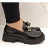 Dámske čierne mokasíny BURTO
