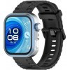PROTEMIO 111313 RIBBED Silikónový remienok pre Huawei Watch Fit 4 / Fit 4 Pro čierny