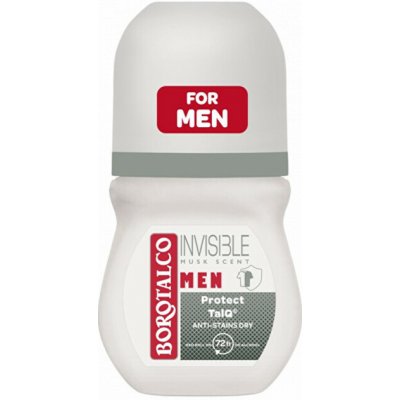 Borotalco Men Invisible Dry Deo Roll On - Guľôčkový dezodorant 50 ml
