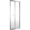 Deante Jasmin Plus, skladacie sprchové dvere 90x200 cm, 5mm číre sklo, chrómový profil, DEA-KTJ_022D