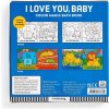 Mudpuppy Knižka na kúpanie I Love You