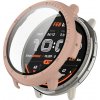 PROTEMIO 105104 PC FULL COVER Plastový kryt so sklom pre Amazfit Active 2 ružový