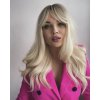 Blond paruka Blond vlnitá parochňa Samara s ofinou