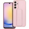 Obal LEATHER Case Kickstand Samsung Galaxy A25 5G A256 pink