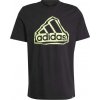 Pánske tričko adidas, FOLDED BOS LOGO Čierna,Žltá L