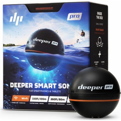 Deeper Smart Fishfinder Sonar Pro Black DP1H20S10