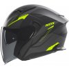 Přilba N130 Myst, NOX (černá matná, žlutá fluo, vel. M)