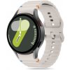 Tech-Protect Silicone Sport remienok na Samsung Galaxy Watch 4 / 5 / 5 Pro / 6 / 7 / FE, starlight
