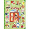Matys zošit s nálepkami v dome