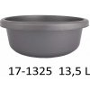 Miska okrúhla KLASIK 13 L – d41 cm – šedá - LENMAN 17-1325-st