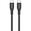 Canyon CC60SC10, 1 m kábel, USB-C / USB-C, PD 60 W, 480 Mbps, čierny CNS-CC60SC10B