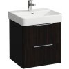 Laufen Základná skrinka pod umývadlo 52 cm, 2 zásuvky, tmavohnedý jilm H4021721102631
