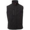 PAYPER CORK S00360-P114 / Pánska softshellová dvojfarebná vesta - black/black XS