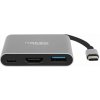 Natec multiport adaptér Fowler MINI USB-C PD, USB 3.0, HDMI 4K (NMP-1607)