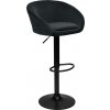 eHokery Paterson bar hocker Čierna Velvet