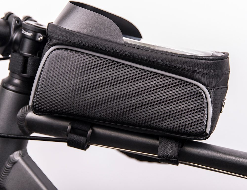 Púzdro Vodeodolná brašna na bicykel s krytým m na telefón Forever Model 02 čierne