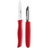 Lúpací nôž + škrabka Twin Grip Zwilling červená 2 ks