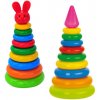 Skladačka pyramída s krúžkami plast 28 cm