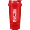 Scitec Traveler shaker 500ml + zásobník - červený