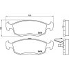Sada brzdových platničiek kotúčovej brzdy BREMBO P 68 039
