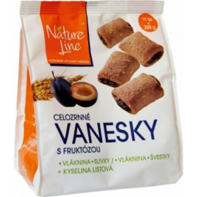 Sušienky celozrnné Vanesky so slivkami 200 g